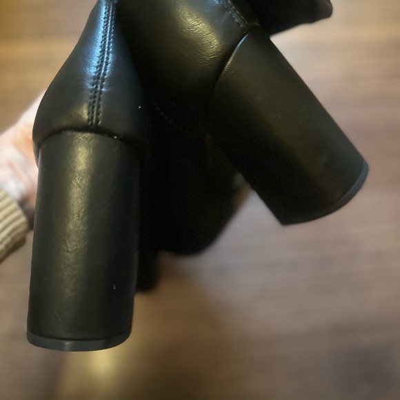 Pull-on Leather Boots/Booties 39/9 NEW - Picture 3 of 5